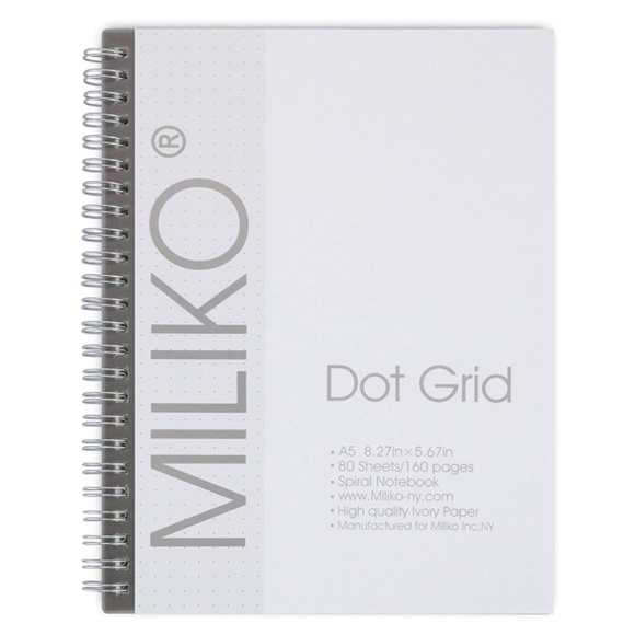 A5 Dark Transparent Hardcover Spiral Notebook 3PCS - Picture 2 of 5